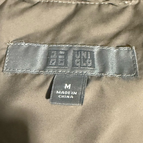 Uniqlo Taupe Quilted Puffer Coat - Picture 3 of 5